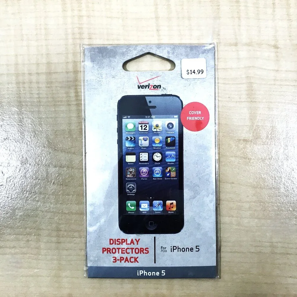 5/$25 Verizon iPhone 5 Display Protectors 3-Pack
